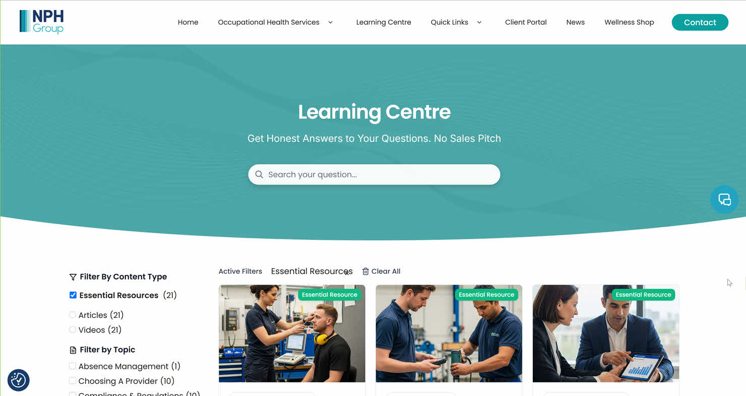nph-group-knowledge-centre-screenshot