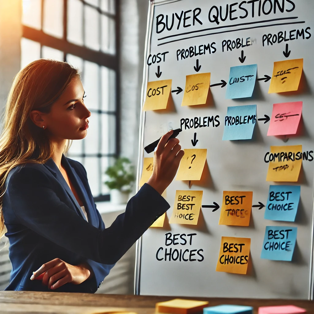 “How do I write articles that drive buyers to take action?”